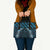 Blue Matariki New Zealand Leather Bag Maori Poutama Galaxy Vibes - Polynesian Pride