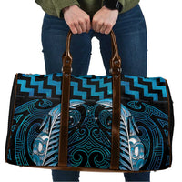 Blue Matariki New Zealand Travel Bag Maori Poutama Galaxy Vibes - Polynesian Pride