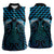 Blue Matariki New Zealand Women Sleeveless Polo Shirt Maori Poutama Galaxy Vibes