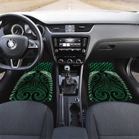 Green Matariki New Zealand Car Mats Maori Poutama Galaxy Vibes