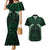 Green Matariki New Zealand Couples Matching Mermaid Dress and Hawaiian Shirt Maori Poutama Galaxy Vibes