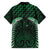 Green Matariki New Zealand Family Matching Summer Maxi Dress and Hawaiian Shirt Maori Poutama Galaxy Vibes