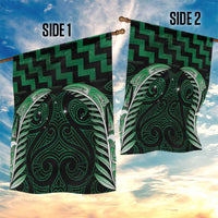 Green Matariki New Zealand Garden Flag Maori Poutama Galaxy Vibes
