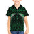 Green Matariki New Zealand Hawaiian Shirt Maori Poutama Galaxy Vibes