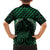 Green Matariki New Zealand Hawaiian Shirt Maori Poutama Galaxy Vibes