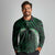 Green Matariki New Zealand Long Sleeve Polo Shirt Maori Poutama Galaxy Vibes