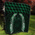 Green Matariki New Zealand Quilt Maori Poutama Galaxy Vibes