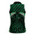 Green Matariki New Zealand Women Sleeveless Polo Shirt Maori Poutama Galaxy Vibes