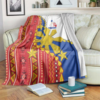 Philippines Independence Day Blanket Pilipinas Sun Stars Igorot Pattern