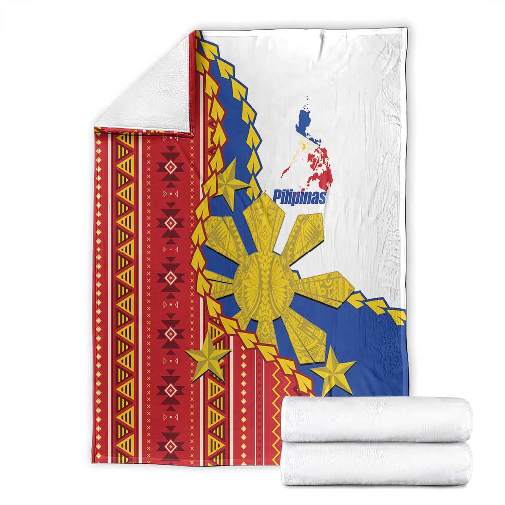 Philippines Independence Day Blanket Pilipinas Sun Stars Igorot Pattern