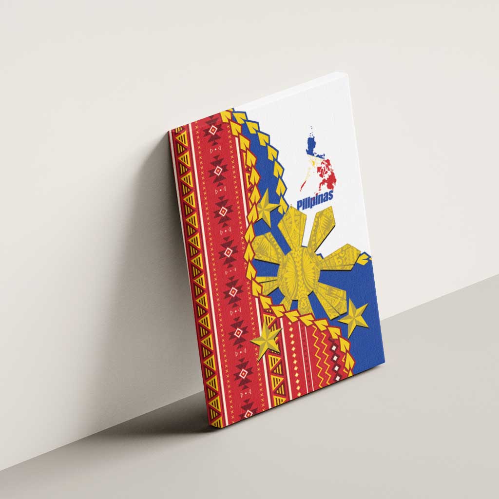 Philippines Independence Day Canvas Wall Art Pilipinas Sun Stars Igorot Pattern