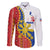 Philippines Independence Day Family Matching Summer Maxi Dress and Hawaiian Shirt Pilipinas Sun Stars Igorot Pattern