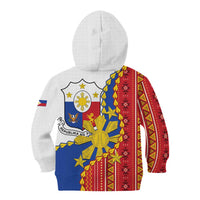 Philippines Independence Day Kid Hoodie Pilipinas Sun Stars Igorot Pattern