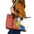 Philippines Independence Day Leather Tote Bag Pilipinas Sun Stars Igorot Pattern