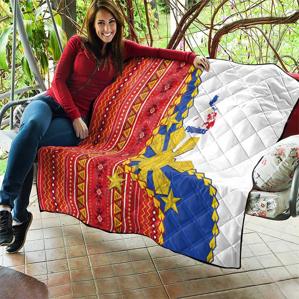 Philippines Independence Day Quilt Pilipinas Sun Stars Igorot Pattern