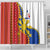 Philippines Independence Day Shower Curtain Pilipinas Sun Stars Igorot Pattern