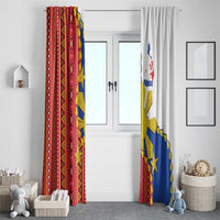 Philippines Independence Day Window Curtain Pilipinas Sun Stars Igorot Pattern