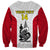 Personalised New Caledonia Football Sweatshirt Polynesian Pattern Sporty Style LT14 - Polynesian Pride