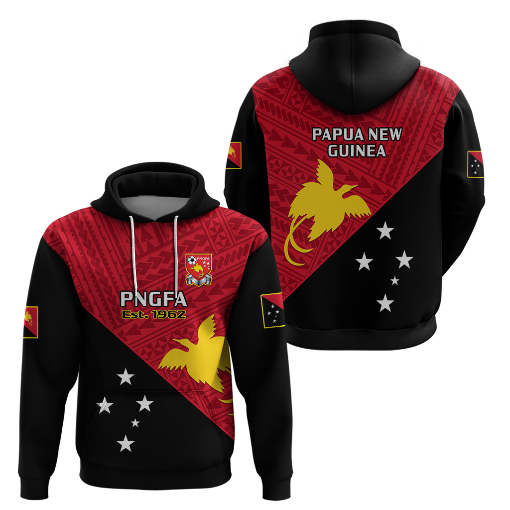 Papua New Guinea Football Hoodie Go PNG Polynesian Pattern Sporty Style LT14 - Polynesian Pride