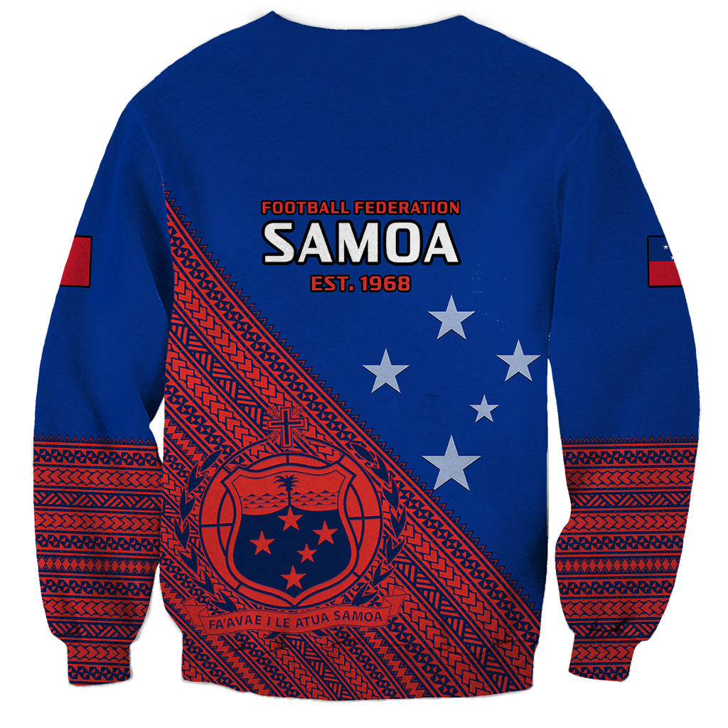 Samoa Football Sweatshirt Samoan Coat Of Arm Polynesian Sporty Style LT14 - Polynesian Pride