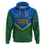 Solomon Islands Football Hoodie Polynesian Pattern Sporty Style LT14 Green - Polynesian Pride