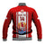 Personalised Tahitian Football Baseball Jacket Tahiti Coat Of Arm Polynesian Sporty Style LT14 - Polynesian Pride
