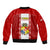 Tonga Football Bomber Jacket Tongan Ngatu Pattern Sporty Style LT14 - Polynesian Pride