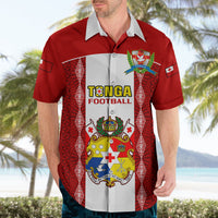 Personalised Tonga Football Hawaiian Shirt Tongan Ngatu Pattern Sporty Style LT14 - Polynesian Pride