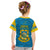Tuvalu Islands Football Kid T Shirt Polynesian Pattern Sporty Style LT14 - Polynesian Pride