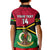 Personalised Vanuatu Football Kid Polo Shirt Vanuatuan Coat Of Arm Polynesian Flag Style LT14 - Polynesian Pride