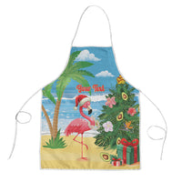 Flamingo Hawaii Summer Christmas Personalized Apron Mele Kalikimaka Beachy Vibes
