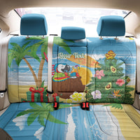 Chilling Parrot Hawaii Summer Christmas Personalized Back Car Seat Cover It's 5 O'Clock Somewhere Beachy Vibes