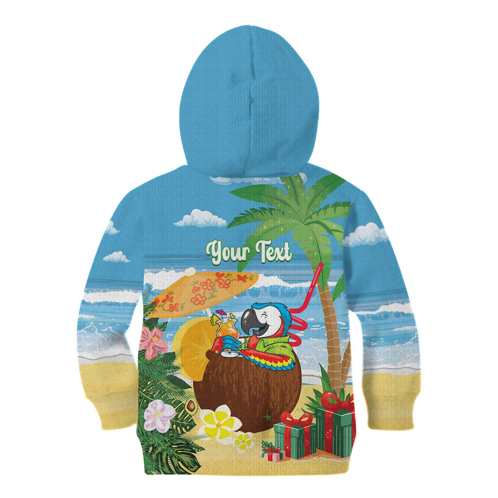 Chilling Parrot Hawaii Summer Christmas Personalized Kid Hoodie It's 5 O'Clock Somewhere Beachy Vibes