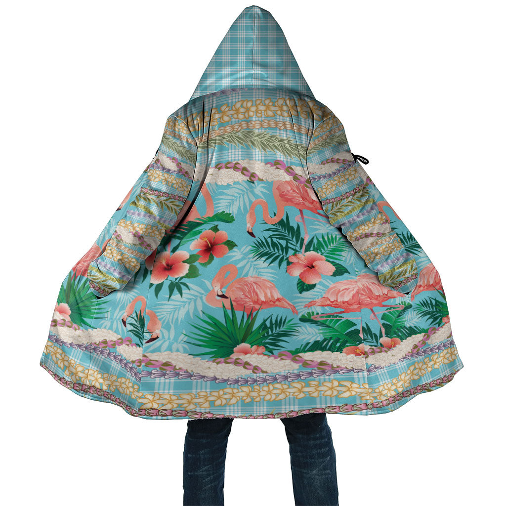 Flamingo Hawaii Summer Cloak Hawaiian Lei Pakala Motifs Tropical Style