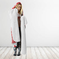 New Zealand Christmas In July Hooded Blanket Funny Santa Sheep Meri Kirihimete Red