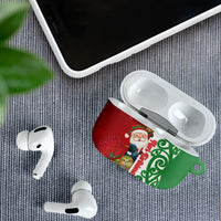 Meri Kirihimete New Zealand AirPods Case Cute Santa NZ Animals and Pohutukawa