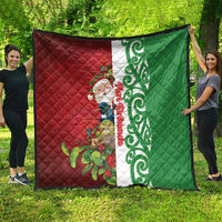 Meri Kirihimete New Zealand Quilt Cute Santa NZ Animals and Pohutukawa