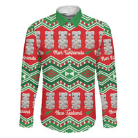 New Zealand Christmas In July Family Matching Mermaid Dress and Hawaiian Shirt Meri Kirihimete Hei Tiki Taniko Motifs Seamless