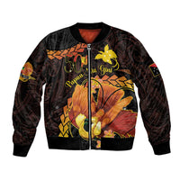 Papua New Guinea Independence Day Bomber Jacket 50th Anniversary Papua Niu Gini Bird Of Paradise LT14
