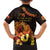 Papua New Guinea Independence Day Family Matching Off Shoulder Maxi Dress and Hawaiian Shirt 50th Anniversary Papua Niu Gini Bird Of Paradise LT14