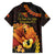 Papua New Guinea Independence Day Family Matching Off Shoulder Maxi Dress and Hawaiian Shirt 50th Anniversary Papua Niu Gini Bird Of Paradise LT14