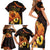 Papua New Guinea Independence Day Family Matching Short Sleeve Bodycon Dress and Hawaiian Shirt 50th Anniversary Papua Niu Gini Bird Of Paradise LT14