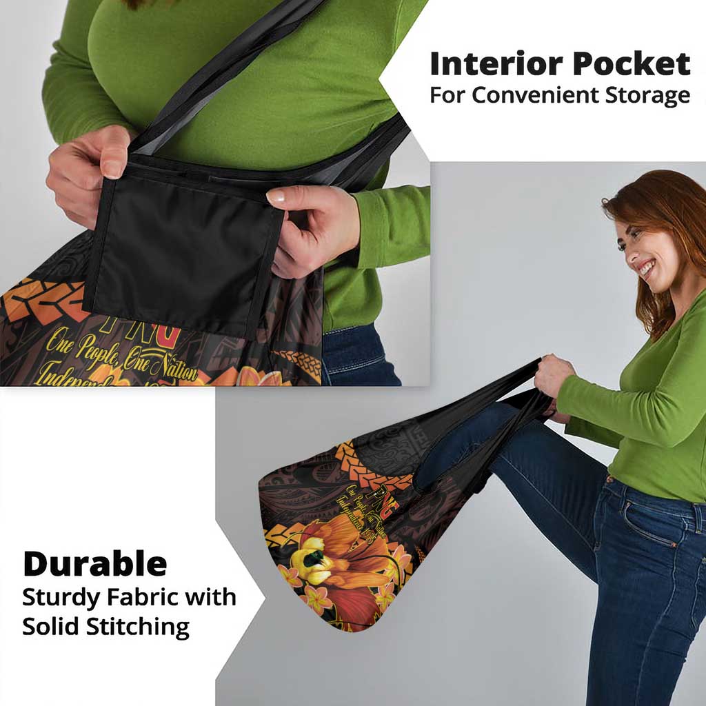 Papua New Guinea Independence Day Grocery Bag 50th Anniversary Papua Niu Gini Bird Of Paradise LT14