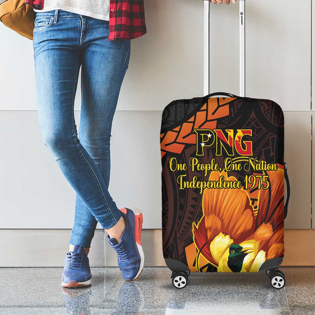 Papua New Guinea Independence Day Luggage Cover 50th Anniversary Papua Niu Gini Bird Of Paradise LT14