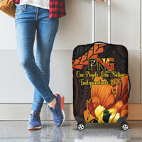 Papua New Guinea Independence Day Luggage Cover 50th Anniversary Papua Niu Gini Bird Of Paradise LT14