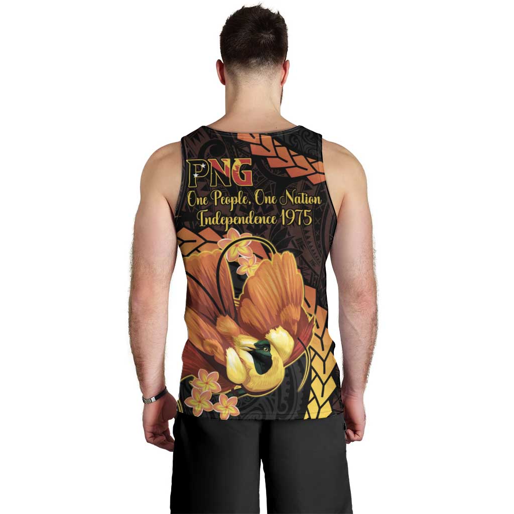 Papua New Guinea Independence Day Men Tank Top 50th Anniversary Papua Niu Gini Bird Of Paradise LT14