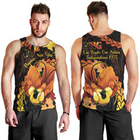 Papua New Guinea Independence Day Men Tank Top 50th Anniversary Papua Niu Gini Bird Of Paradise LT14