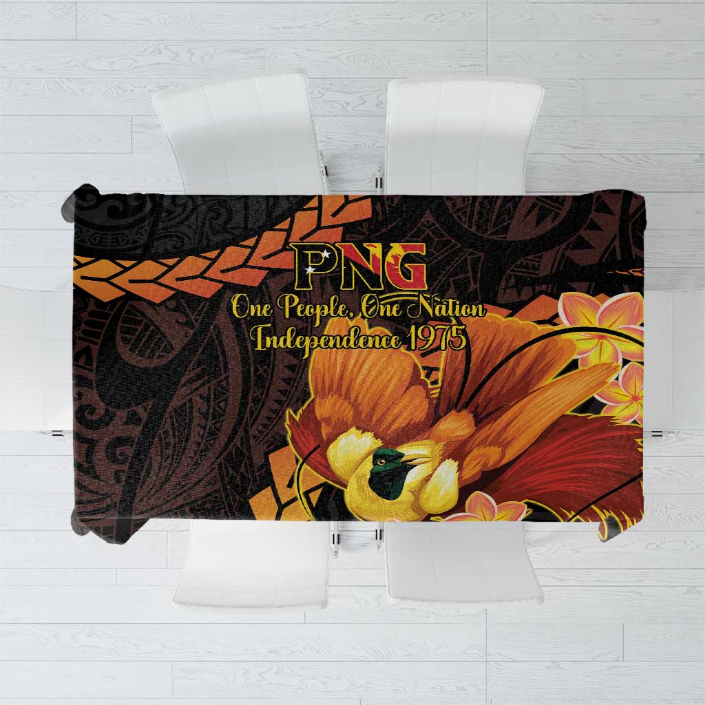 Papua New Guinea Independence Day Tablecloth 50th Anniversary Papua Niu Gini Bird Of Paradise LT14