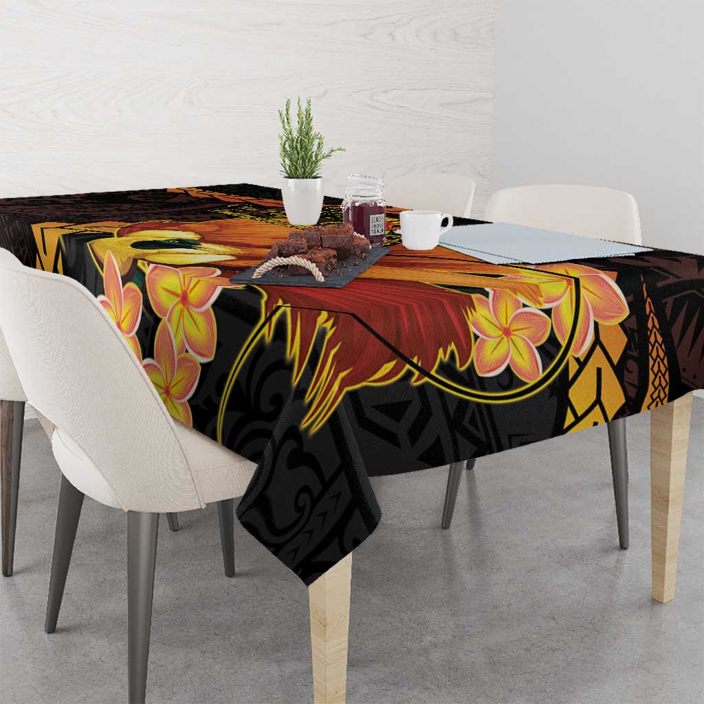 Papua New Guinea Independence Day Tablecloth 50th Anniversary Papua Niu Gini Bird Of Paradise LT14