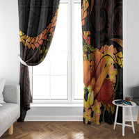 Papua New Guinea Independence Day Window Curtain 50th Anniversary Papua Niu Gini Bird Of Paradise LT14